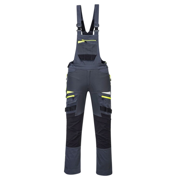 Ogrodniczki Robocze Elastyczne Stretch DX441 Portwest – Ergonomia 4X Stretch i Wzmocnienia CorePro