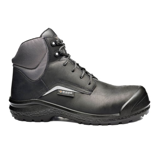 Obuwie Bezpieczne BASE Be Grey Mid S3 CI SRC B0883C – Niemetalowe Trzewiki Ocieplane z Podeszwą AirTech + Tpu-Skin