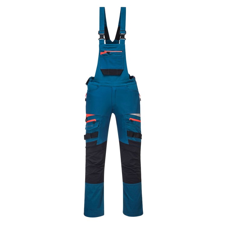 Ogrodniczki Robocze Elastyczne Stretch DX441 Portwest – Ergonomia 4X Stretch i Wzmocnienia CorePro