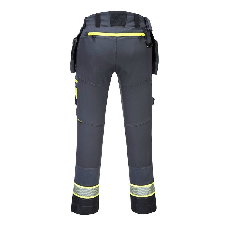 Spodnie Robocze Elastyczne Stretch DX440 z Kieszeniami Kaburowymi Portwest – Ergonomia 4X Stretch i Wzmocnienia CorePro