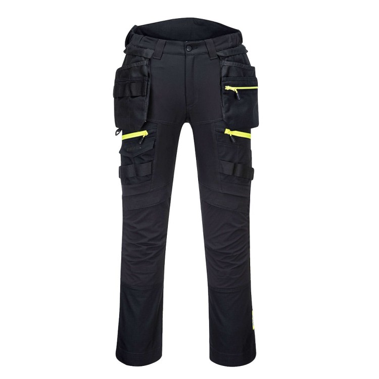 Spodnie Robocze Elastyczne Stretch DX440 z Kieszeniami Kaburowymi Portwest – Ergonomia 4X Stretch i Wzmocnienia CorePro