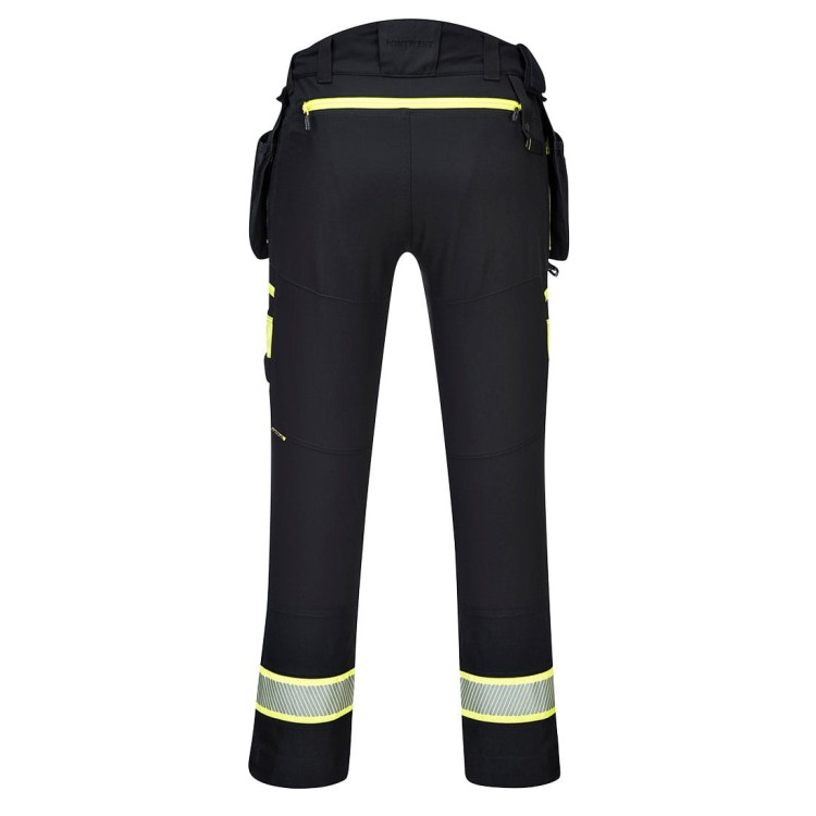 Spodnie Robocze Elastyczne Stretch DX440 z Kieszeniami Kaburowymi Portwest – Ergonomia 4X Stretch i Wzmocnienia CorePro