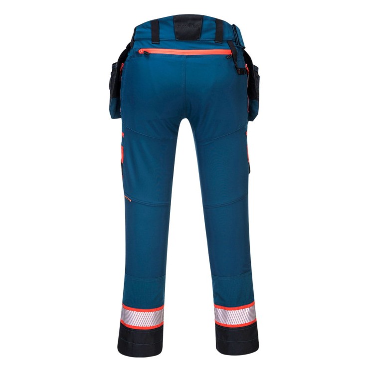 Spodnie Robocze Elastyczne Stretch DX440 z Kieszeniami Kaburowymi Portwest – Ergonomia 4X Stretch i Wzmocnienia CorePro
