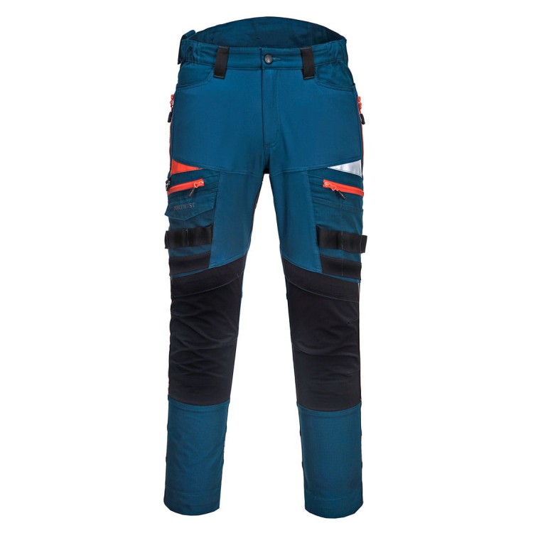 Spodnie Robocze Elastyczne Stretch DX449 Portwest – Ergonomia 4X Stretch i Wzmocnienia CorePro
