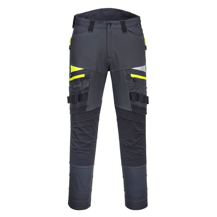 Spodnie Robocze Elastyczne Stretch DX449 Portwest – Ergonomia 4X Stretch i Wzmocnienia CorePro