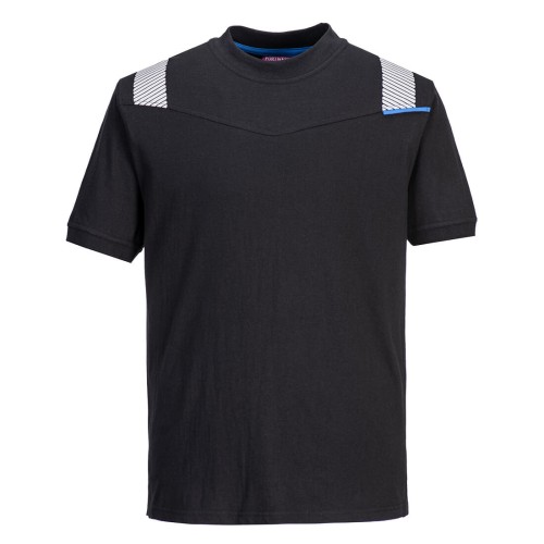 Koszulka T-shirt Trudnopalna i Antystatyczna WX3 Portwest FR712 – Z Włóknem Węglowym i Segmentową Taśmą Odblaskową