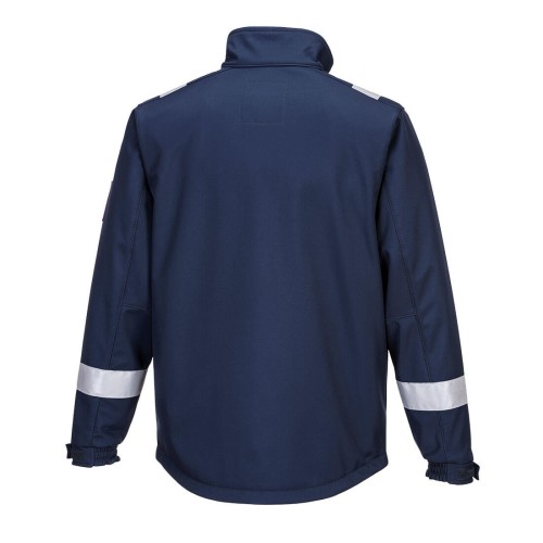 Trudnopalna Kurtka SOFTSHELL Multi-Norm Portwest Modaflame MV73 – Antystatyczna, Kwasoodporna i Łukoodporna