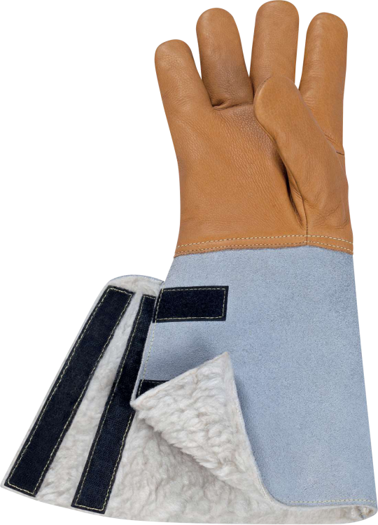 Rękawice termoodporne kriogeniczne CRYOG ciekły azot ocieplane