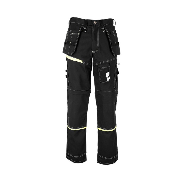 Spodnie Robocze 2w1 z Odpinanymi Nogawkami LEBER &amp; HOLLMAN LH-PEAKER – Wytrzymała Tkanina Twill 320 g/m² i Kieszenie Monterskie