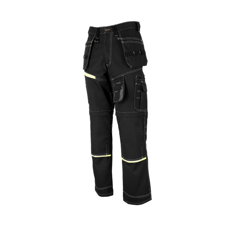 Spodnie Robocze 2w1 z Odpinanymi Nogawkami LEBER &amp; HOLLMAN LH-PEAKER – Wytrzymała Tkanina Twill 320 g/m² i Kieszenie Monterskie