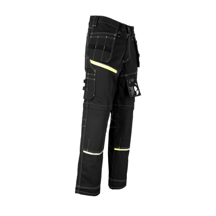 Spodnie Robocze 2w1 z Odpinanymi Nogawkami LEBER &amp; HOLLMAN LH-PEAKER – Wytrzymała Tkanina Twill 320 g/m² i Kieszenie Monterskie
