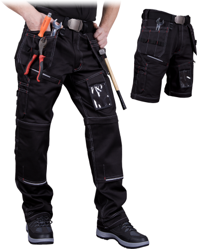 LH-PEAKER-B - Spodnie z odpinanymi nogawkami LEBER&amp;amp;HOLLMAN