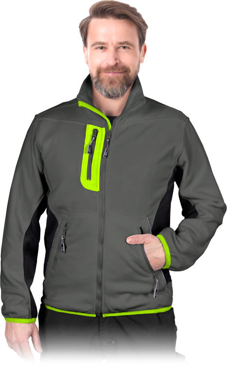Bluza Polar Robocza LEBER &amp; HOLLMAN LH-FMN-P – Ciepły Polar Ochronny FORMEN