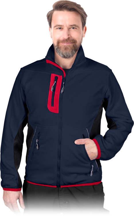 Bluza Polar Robocza LEBER &amp; HOLLMAN LH-FMN-P – Ciepły Polar Ochronny FORMEN