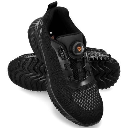 Buty robocze TEXO-FLY LINES SPIN OB wiązanie BOA – lekkie obuwie robocze bez podnoska