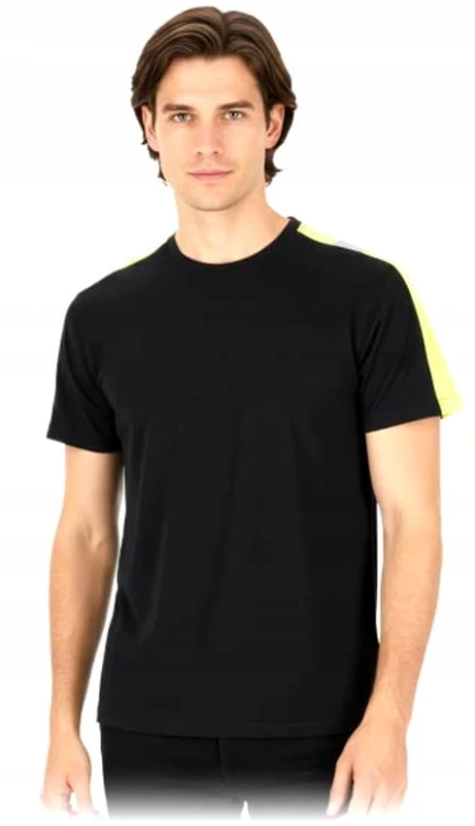 Koszulka T-shirt Reis TEVIS-SS – Komfort bawełny i bezpieczeństwo odblasków