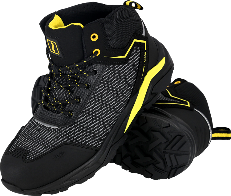 Trzewiki bezpieczne Reis CARBON S3S – Technologia METAL FREE i kompozytowa ochrona