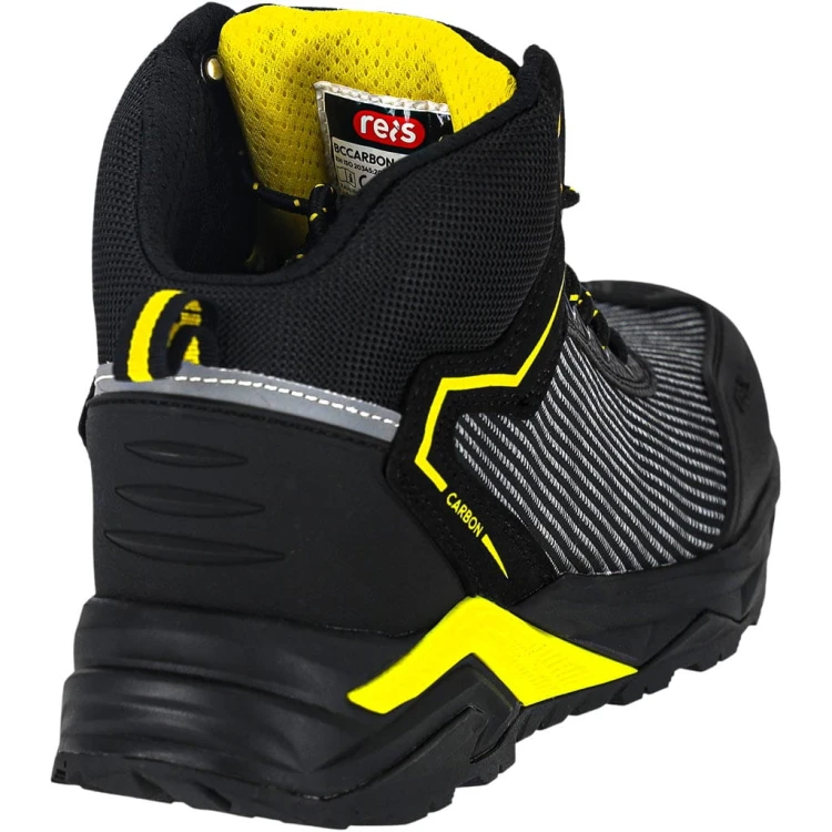 Trzewiki bezpieczne Reis CARBON S3S – Technologia METAL FREE i kompozytowa ochrona