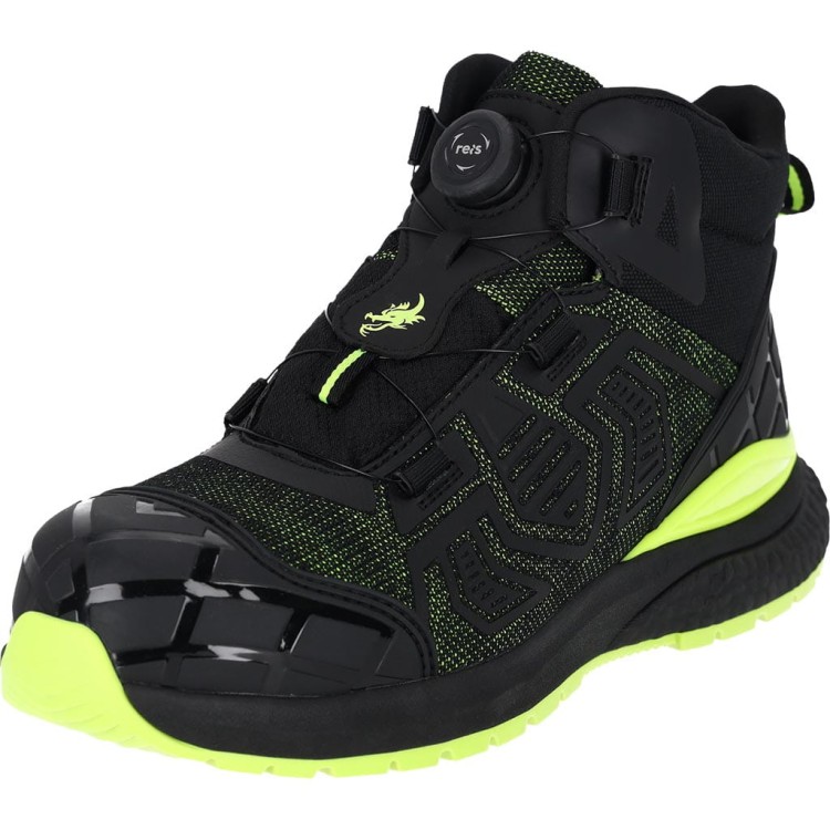 Trzewiki bezpieczne Reis TANG-ROL S1PS – Stabilizacja, System SPINON i Włókno Szklane