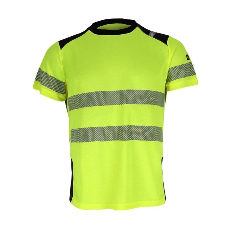 Koszulka T-shirt ostrzegawczy z siateczki LH-TSVIS – Maksymalna wentylacja i widoczność HI-VIS Leber &amp; Hollman