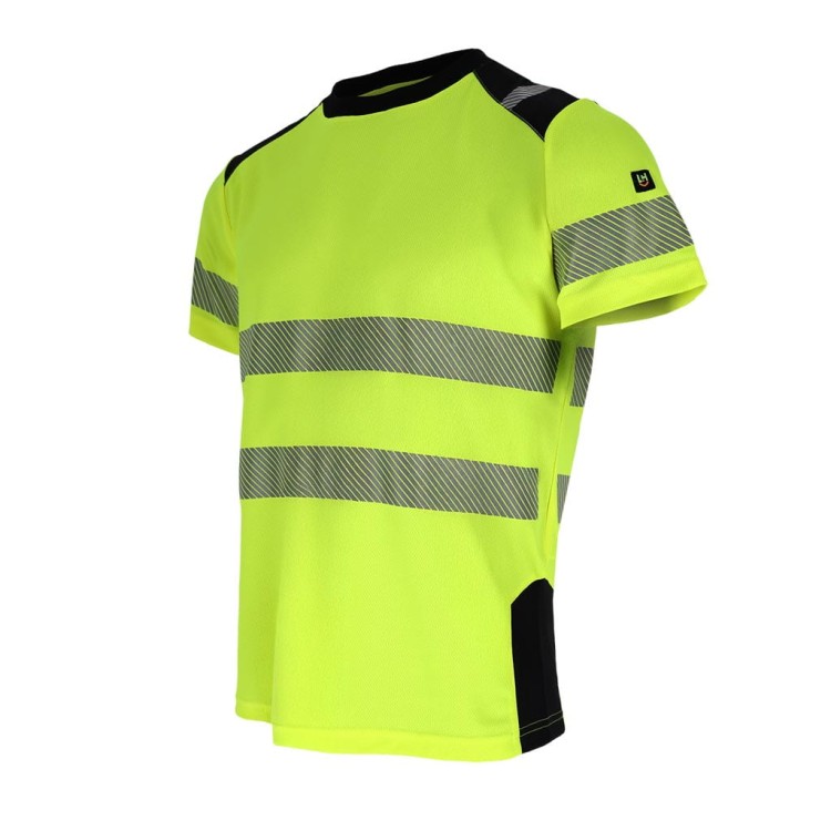 Koszulka T-shirt ostrzegawczy z siateczki LH-TSVIS – Maksymalna wentylacja i widoczność HI-VIS Leber &amp; Hollman