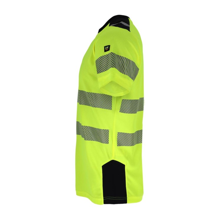 Koszulka T-shirt ostrzegawczy z siateczki LH-TSVIS – Maksymalna wentylacja i widoczność HI-VIS Leber &amp; Hollman