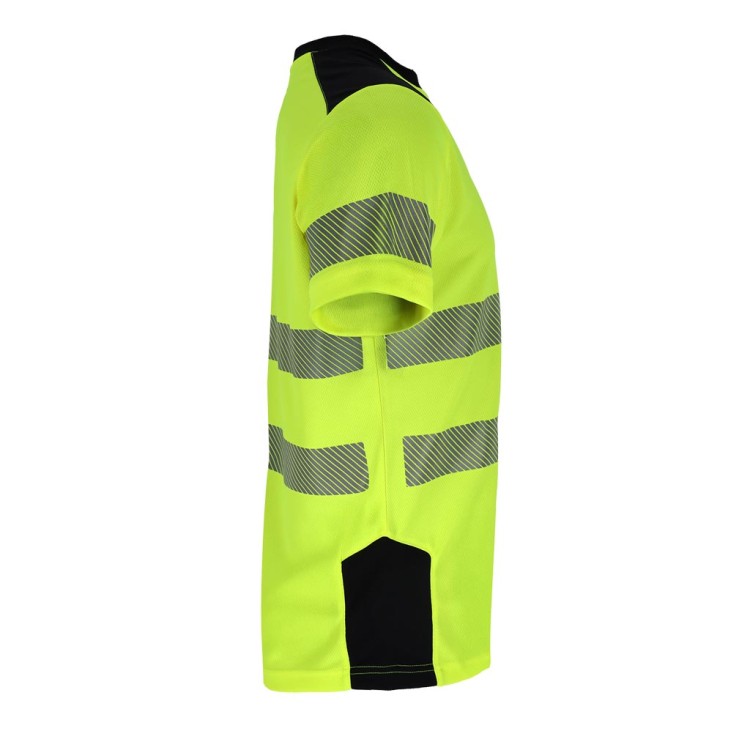 Koszulka T-shirt ostrzegawczy z siateczki LH-TSVIS – Maksymalna wentylacja i widoczność HI-VIS Leber &amp; Hollman