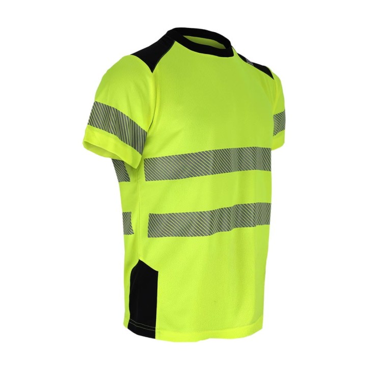 Koszulka T-shirt ostrzegawczy z siateczki LH-TSVIS – Maksymalna wentylacja i widoczność HI-VIS Leber &amp; Hollman