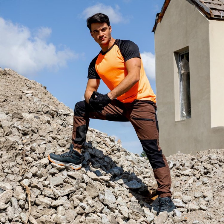 Spodnie robocze do pasa Reis HOBBER – Pancerny splot Canvas i elastyczność 4-way Stretch