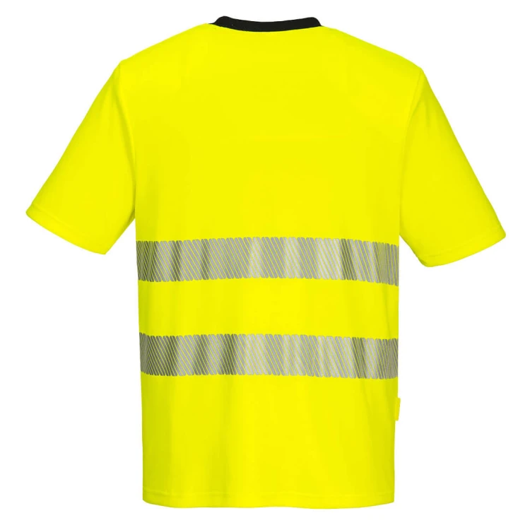 T-Shirt Ostrzegawczy Portwest DX413 (Seria DX4) – Oddychająca Koszulka Robocza Premium