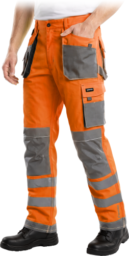 Spodnie Robocze Ostrzegawcze Do Pasa Leber &amp; Hollman FORMEN (LH-FMNX-T) – Wytrzymałe Spodnie Ochronne High-Vis