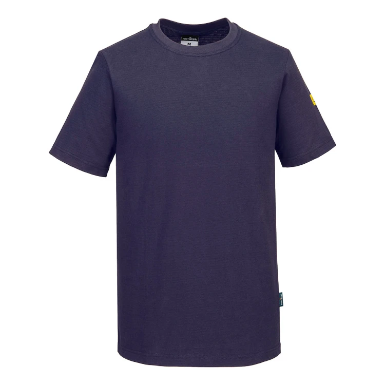 T-shirt Antyelektrostatyczny ESD Portwest AS20 – Bawełniany, Lekki i Wygodny