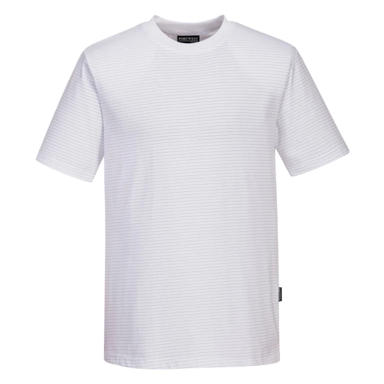 T-shirt Antyelektrostatyczny ESD Portwest AS20 – Bawełniany, Lekki i Wygodny