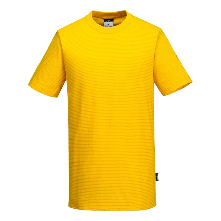 T-shirt Antyelektrostatyczny ESD Portwest AS20 – Bawełniany, Lekki i Wygodny