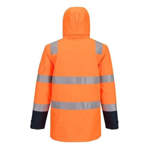 Kurtka Zimowa Trudnopalna i Ostrzegawcza Portwest FR617 Bizflame Rain Multi-Norm