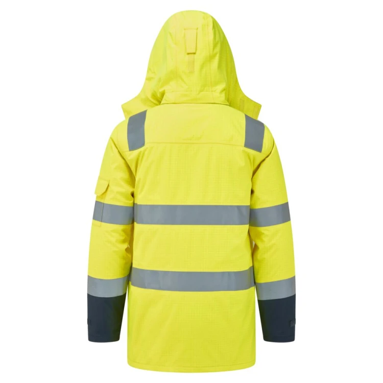 Kurtka Zimowa Trudnopalna i Ostrzegawcza Portwest FR617 Bizflame Rain Multi-Norm