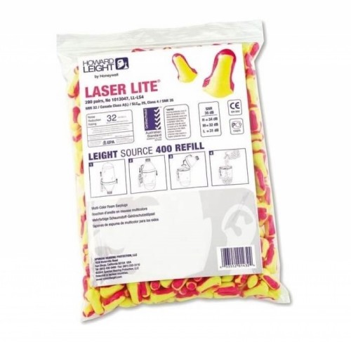 Zatyczki do Uszu Laser Lite LS400 Honeywell 1013047 (200 par)