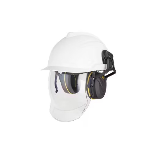 Niewentylowany Kask Ochronny V-Gard® 950 ze Zintegrowaną Osłoną Twarz