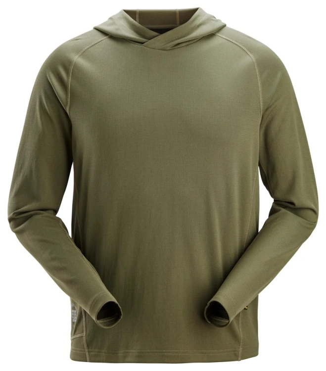 T-Shirt z Kapturem Snickers Workwear StayFresh – Długi Rękaw (2456)