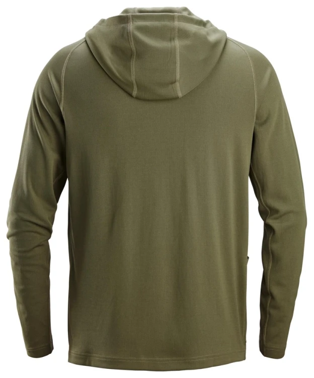 T-Shirt z Kapturem Snickers Workwear StayFresh – Długi Rękaw (2456)