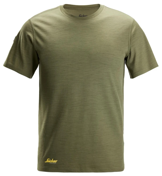 T-Shirt Wełniany Snickers Workwear Merino (2551)