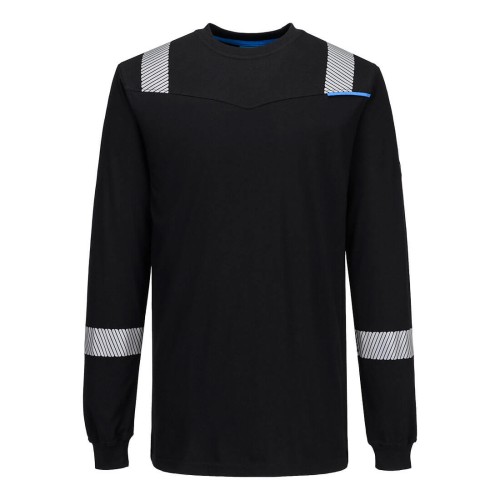 Koszulka Trudnozapalna Antystatyczna Portwest FR751 WX3 Modaflame Knit (Długi Rękaw)