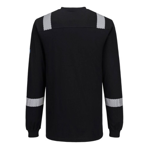 Koszulka Trudnozapalna Antystatyczna Portwest FR751 WX3 Modaflame Knit (Długi Rękaw)