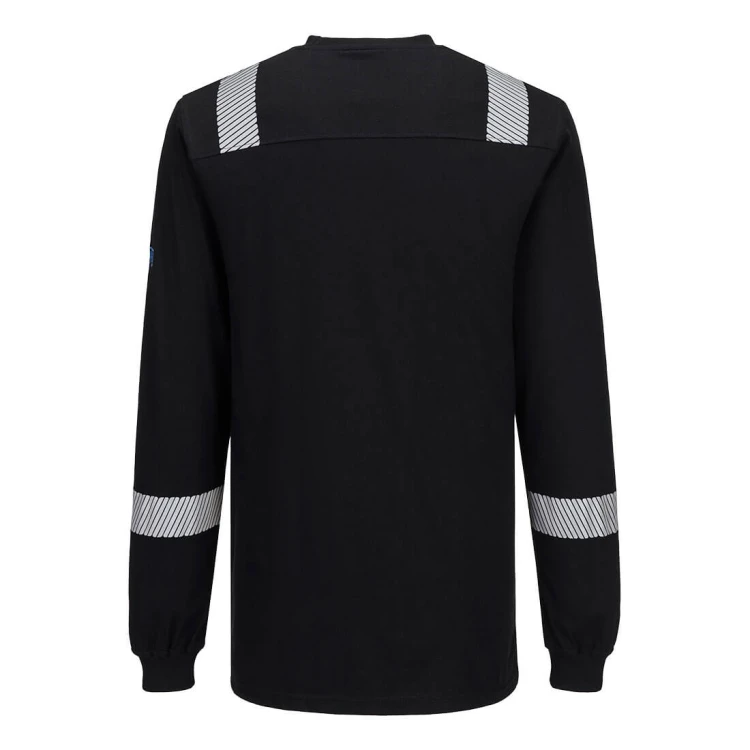 Koszulka Trudnozapalna Antystatyczna Portwest FR751 WX3 Modaflame Knit (Długi Rękaw)