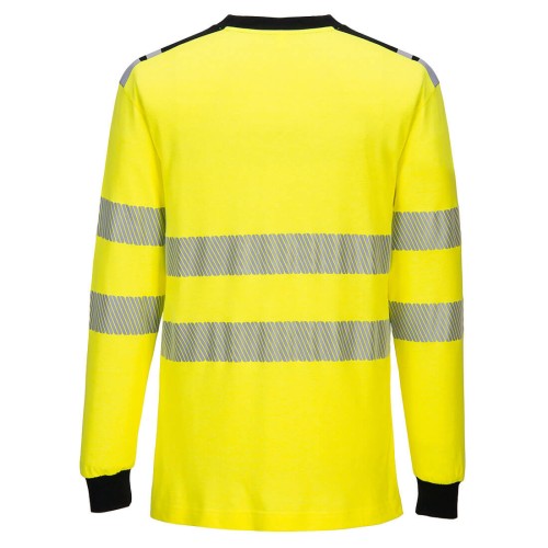 Koszulka Trudnopalna Ostrzegawcza Portwest FR701 PW3 Modaflame Knit (Długi Rękaw)