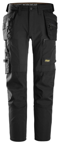 Spodnie Robocze Stretch z Workami Kieszeniowymi Snickers Workwear 6218 AllroundWork