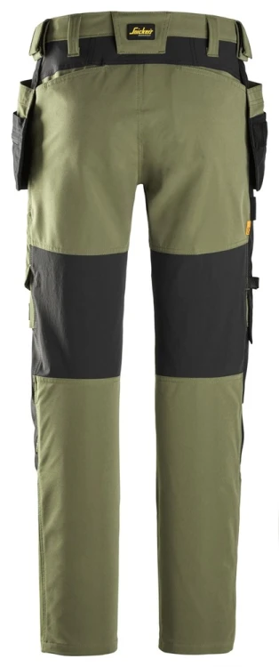 Spodnie Robocze Stretch z Workami Kieszeniowymi Snickers Workwear 6218 AllroundWork