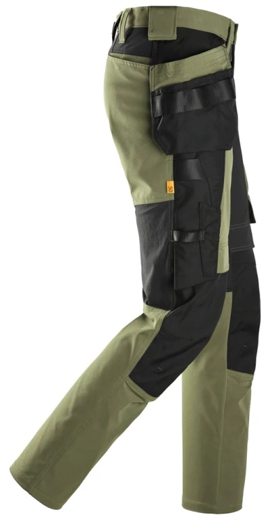 Spodnie Robocze Stretch z Workami Kieszeniowymi Snickers Workwear 6218 AllroundWork