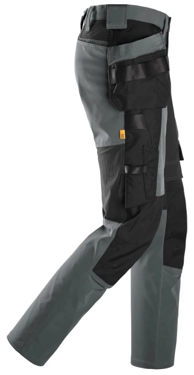 Spodnie Robocze Stretch z Workami Kieszeniowymi Snickers Workwear 6218 AllroundWork