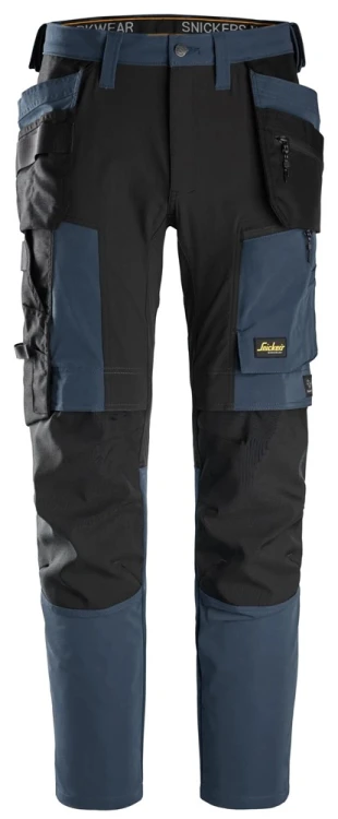 225061.Spodnie Robocze Stretch z Workami Kieszeniowymi Snickers Workwear 6218 AllroundWork